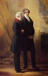 Xavier Arthur Wellesley 1st Duke Of Wellington With Sir Robert Peel — Franz Xavier Winterhalter