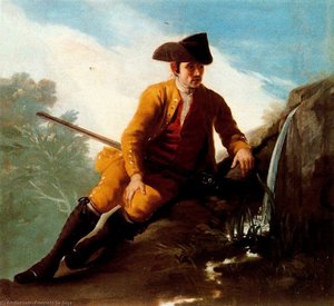 Hunter Lying Near A Spring — Francisco José De Goya Y Lucientes, Romanticism