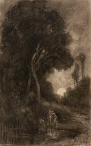 Bathers By Moonlight — Charles Walter Stetson