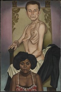 Agosta, The Pigeon-chested Man, And Rasha, The Black Dove — Christian Schad