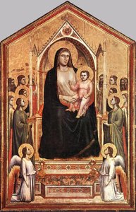 Ognissanti Madonna (madonna In Maestà) — Đijoto Di Bondone, Proto-renaissance