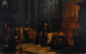 Friedrich der Große an der Leiche Schwerins