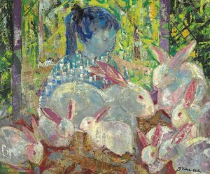 The Rabbits - Pink And White, (1959) — Emilio Grau Sala
