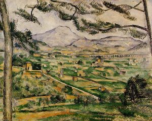 Mont Sainte-victoire With Large Pine — Pol Sezan, Post-impressionism