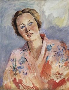 Portrait Of A Ballerina Galina Ulanova — Martiros Sarian