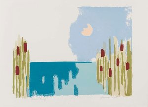 Untitled (cattails) — Herman Maril