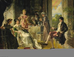 Repartee On A Summer Afternoon — Carl Herpfer