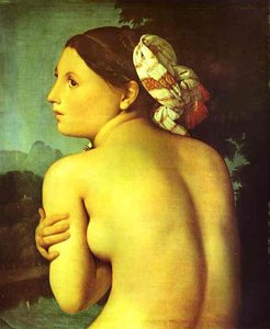 Half-figure Of A Bather — Jean-auguste-dominique Ingres, Neo-classicism