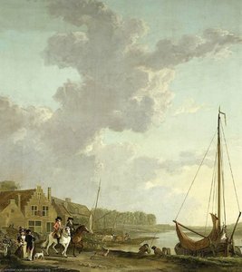 An Extensive River Landscape — Abraham Van Strij