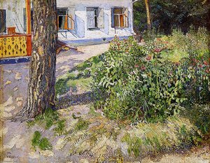 Landscape With A Flowerbed — David Davidovich Burliuk