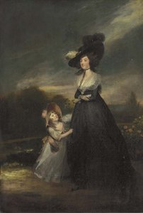 Portrait Of A Lady, Small-full-length — Richard Cosway