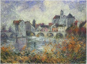 Moret Sur Loing En Automne — Gustave Loiseau