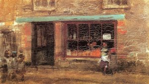 Blue And Orange. The Sweet Shop — James Abbott Mcneill Whistler, Impressionism