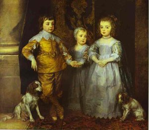 Children Of Charles I — Sir Anthony Van Dyck, Baroque