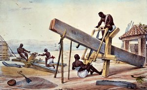Negro Woodcutters — Jean-baptiste Debret