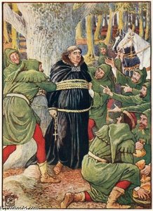 The Abbot Of Saint Maries Taken — Walter Crane