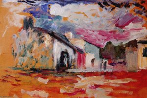 Landschaft Bei Arcueil Öl Auf Karton Nizza, Musée Matisse — Henri Matisse, Fauvismus