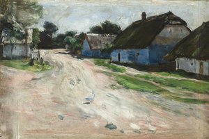 Road At Bronowice — Aleksander Gierymski