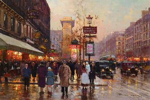 Boulevard Bonne Nouvelle, Porte St. Denis — Edouard Cortès
