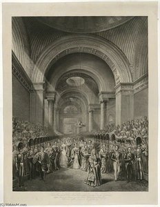 Ueen Victoria Opening Her First Parliament — George Baxter