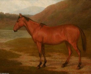 Foal Of Mare And Quagga — Jacques Laurent Agasse