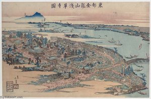 View Of Kinryuzan Sensoji Temple In The Eastern Capital