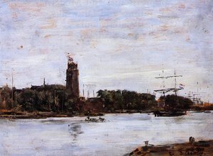 The River Scheldt — Eugène Louis Boudin