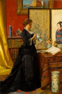 The Porcelain Collector — Алфред Стивенс