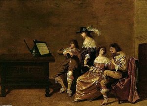 Elegant Company Making Music