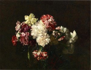 Carnations — Henri Fantin-latour, Realism