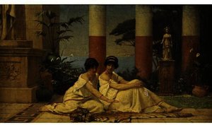 A Game Of Knucklebones — Charles Sprague Pearce