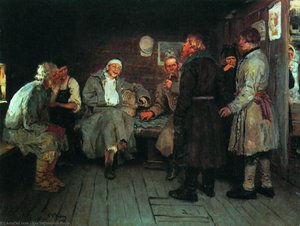 Returning From The War — Ilya Yefimovich Repin, Realism