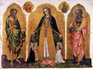 Triptych Of The Madonna Della Misericordia — Jacobello Del Fiore, Early Renaissance