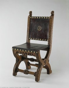 X-frame Chair — Augustus Charles Pugin