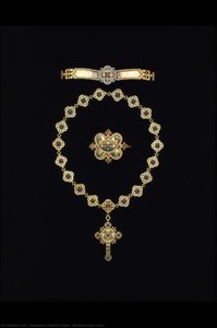 Necklace And Cross — Augustus Charles Pugin, Gothic Revival