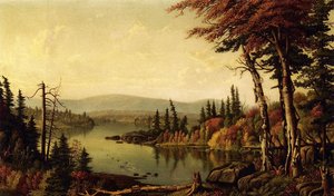Raquette Lake — Levi Wells Prentice, American Romanticism