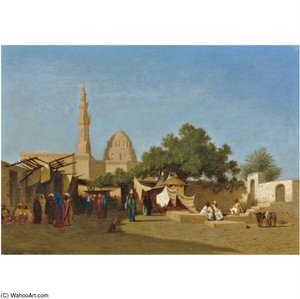 La Mosquée Du Sultan Hassan, Caire — Charles Théodore Frère Dit Frère Bey