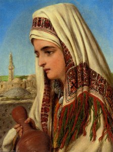 An Arab Woman With A Head Shawl — William Gale