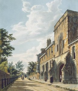 Winchester College Entrance With The Warden's — William Westall, Neoclassicism