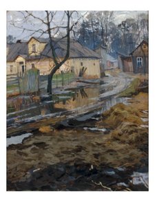 Village In Spring
