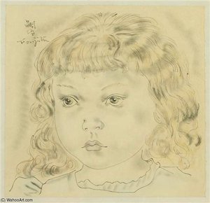 Portrait Of Young Girl — Léonard Tsuguharu Foujita