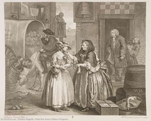 Plate Five, From A Rake's Progress — William Hogarth, Neoclassicism