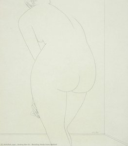 Bending Nude from Behind