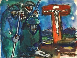 They Divided His Garments Among Them — Abraham Rattner