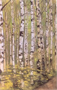 Birches — Nicholas Roerich