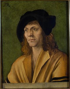 Portrait Of A Man In A Yellow Jacket — Hans Leonhard Schäufelein