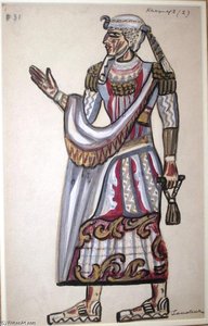 Costume Study For A Chancelor From ''the Magic Flute'' — Sergej Jur'evič Sudeikin