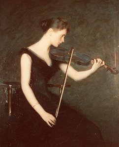The Violinist, (painting) — Edmund Charles Tarbell