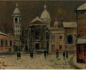 Square St. Pierre A Montmartre — Maurice Utrillo