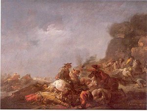 Combat De Cavalerie — Jacques Gamelin